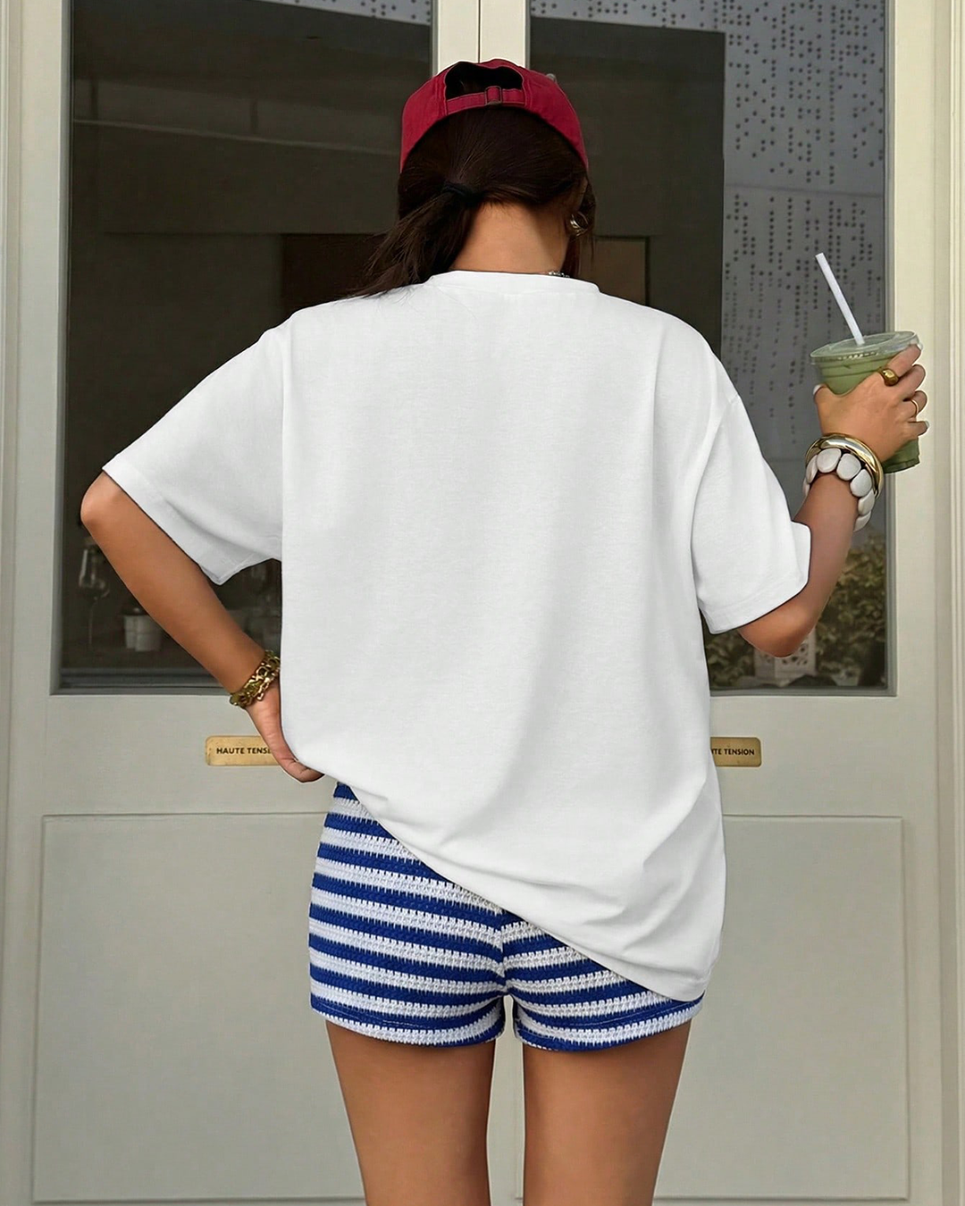 Boundless White Oversized Tee