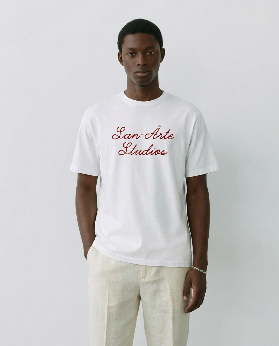 THE SAN-ÂRTE STUDIOS Graphic Tee - WHITE