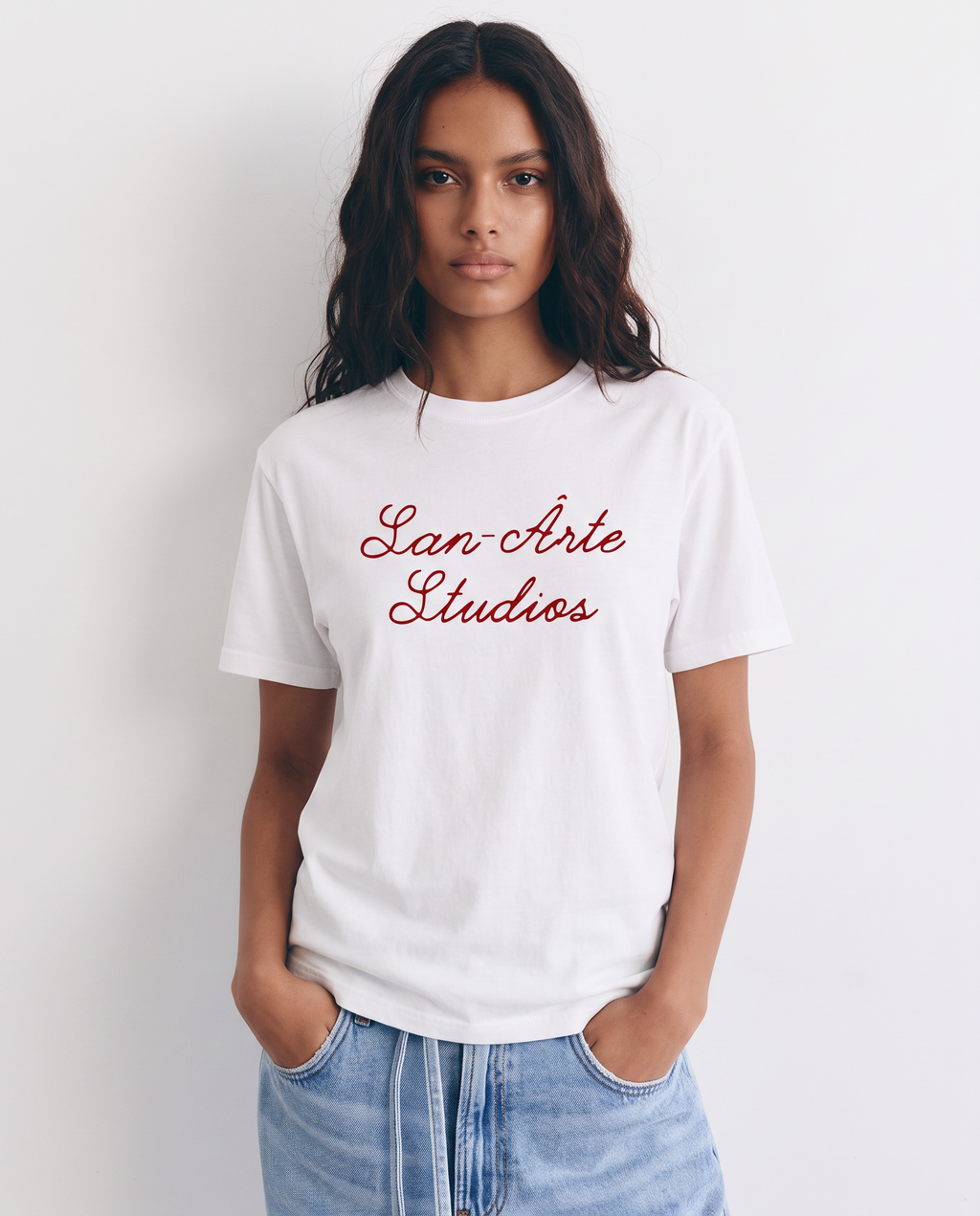 THE SAN-ÂRTE STUDIOS Graphic Tee - WHITE