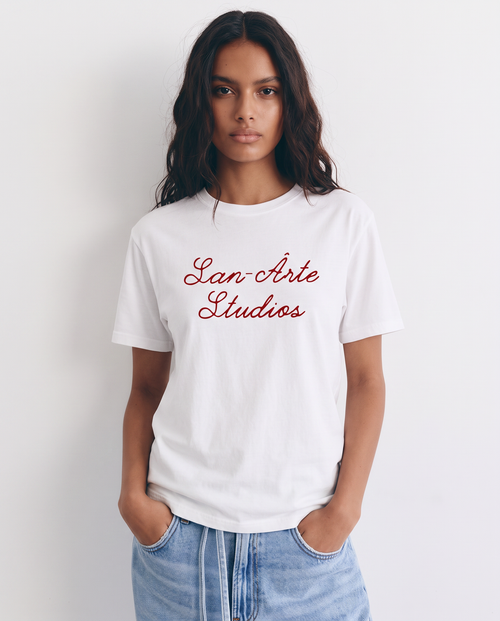 THE SAN-ÂRTE STUDIOS Graphic Tee - WHITE