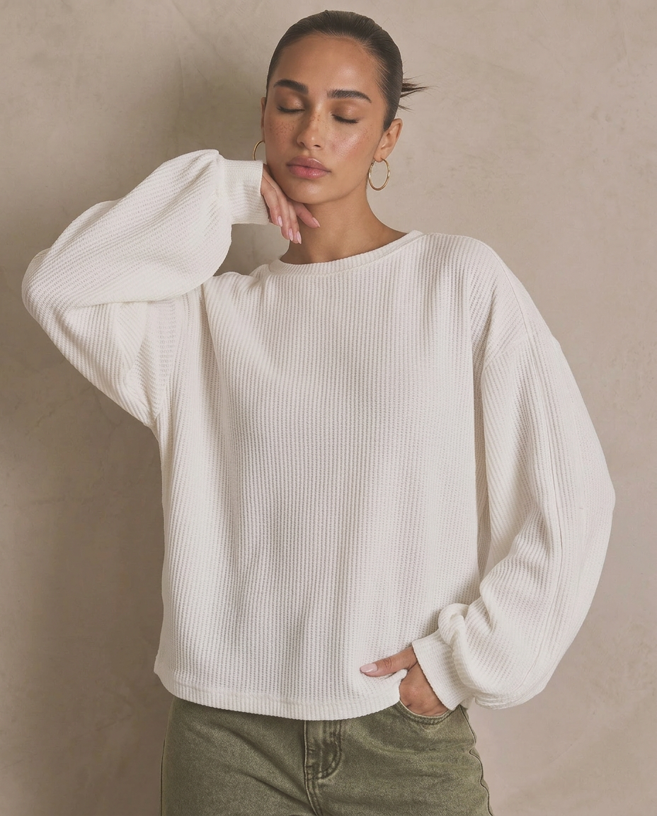 STOP MANIFESTING ME - WAFFLE LONGSLEEVE