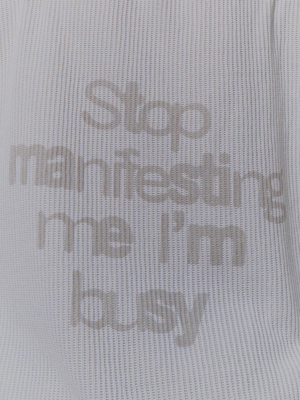 STOP MANIFESTING ME - WAFFLE LONGSLEEVE
