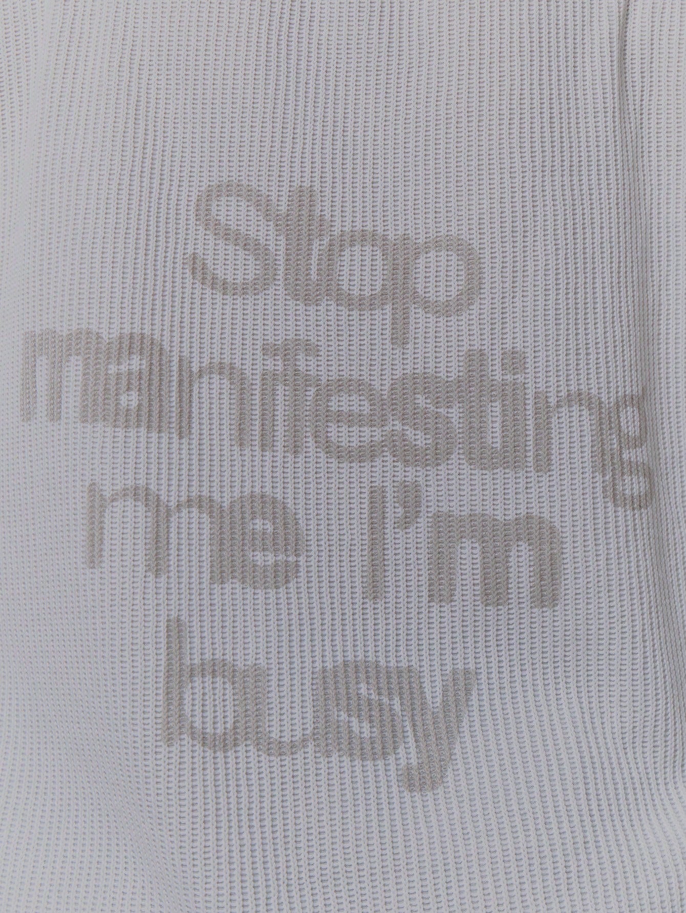 STOP MANIFESTING ME - WAFFLE LONGSLEEVE