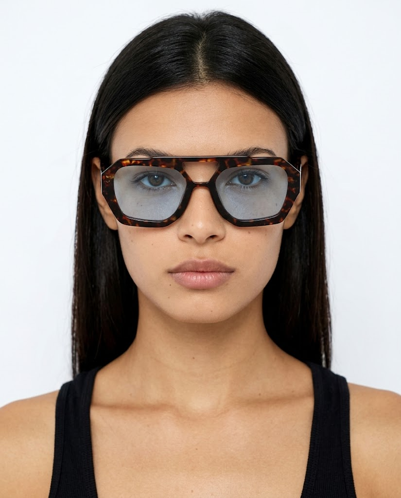 The Squared Aviator - Blue